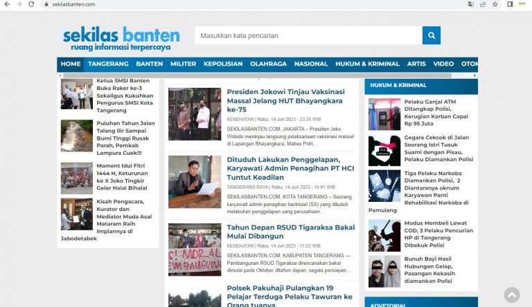 SEKILAS BANTEN